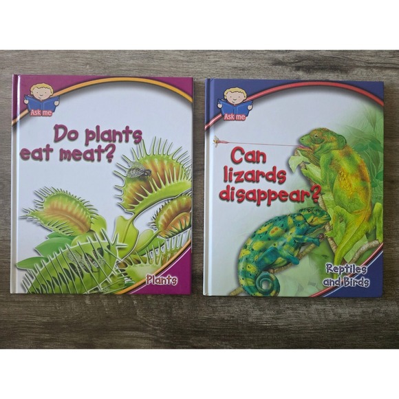 Southwestern Other - Ask Me Lot 2 Hardcover Books Southwestern Advantage Homeschool Plants & Lizards
